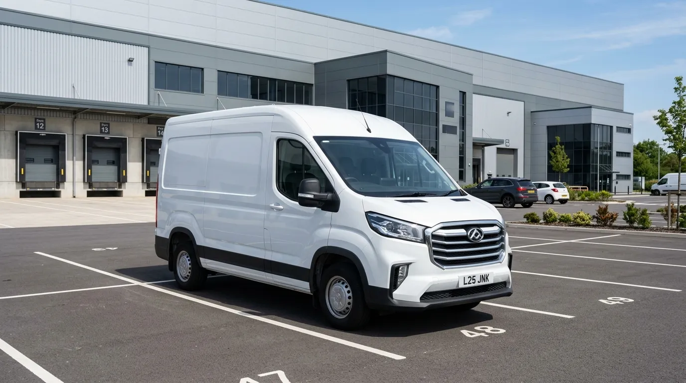 Maxus Deliver 9 furgon L3H2 na parkingu