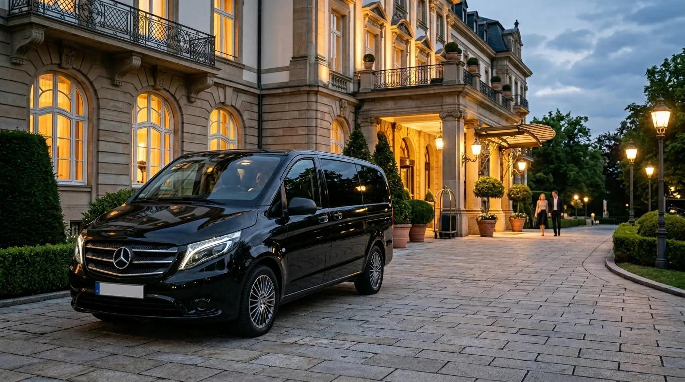 Mercedes Marco Polo z podnoszonym dachem na kempingu