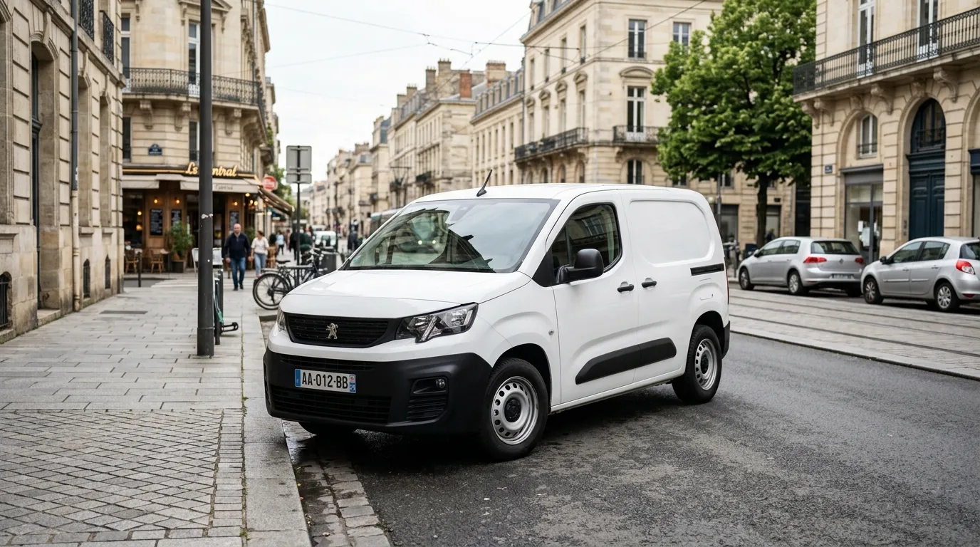 Peugeot Partner III furgon na drodze