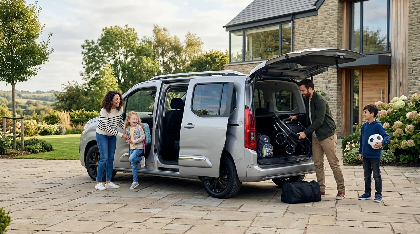 Toyota Proace City Verso Long – wnętrze z trzecim rzędem siedzeń
