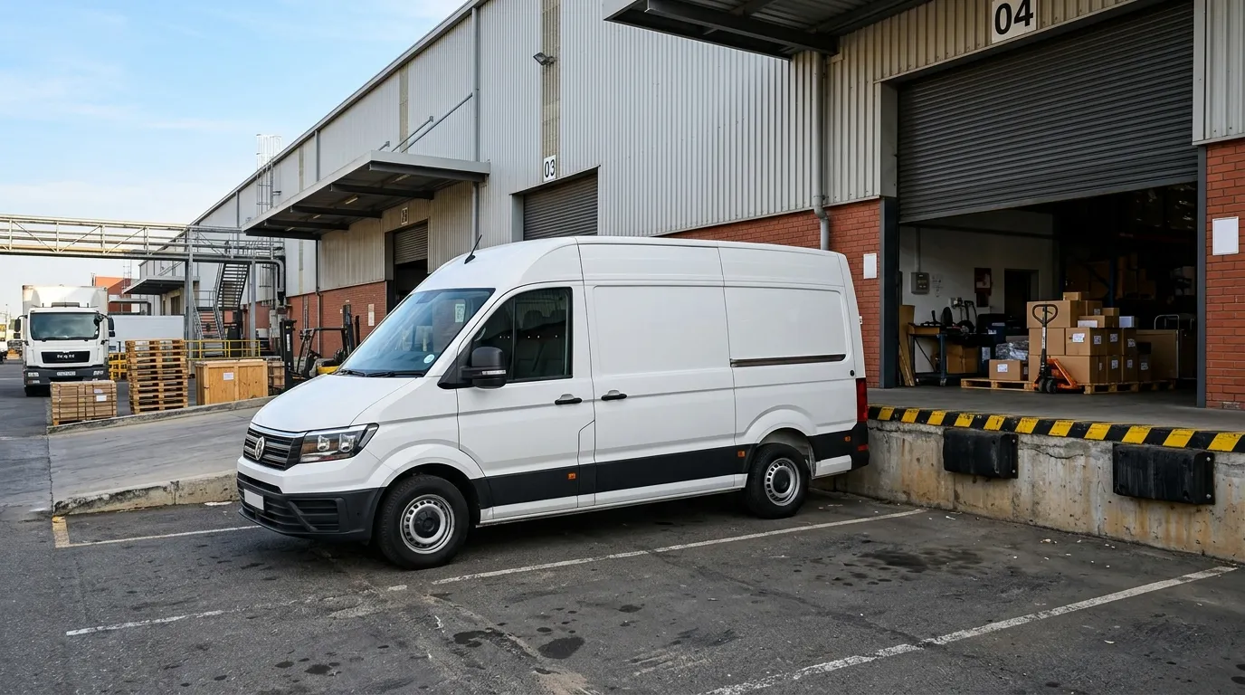Volkswagen Crafter II furgon L3H3 na drodze